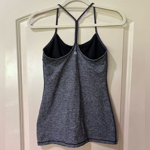 LULULEMON Power Pose Tank Heathered Black 6 - Picture 6 of 8